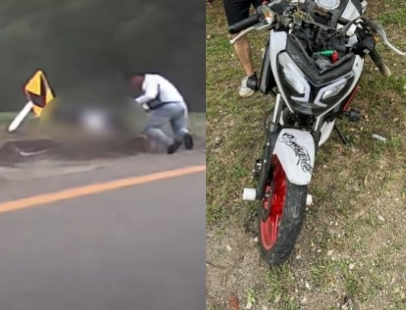 joven muere accidente moto colombia