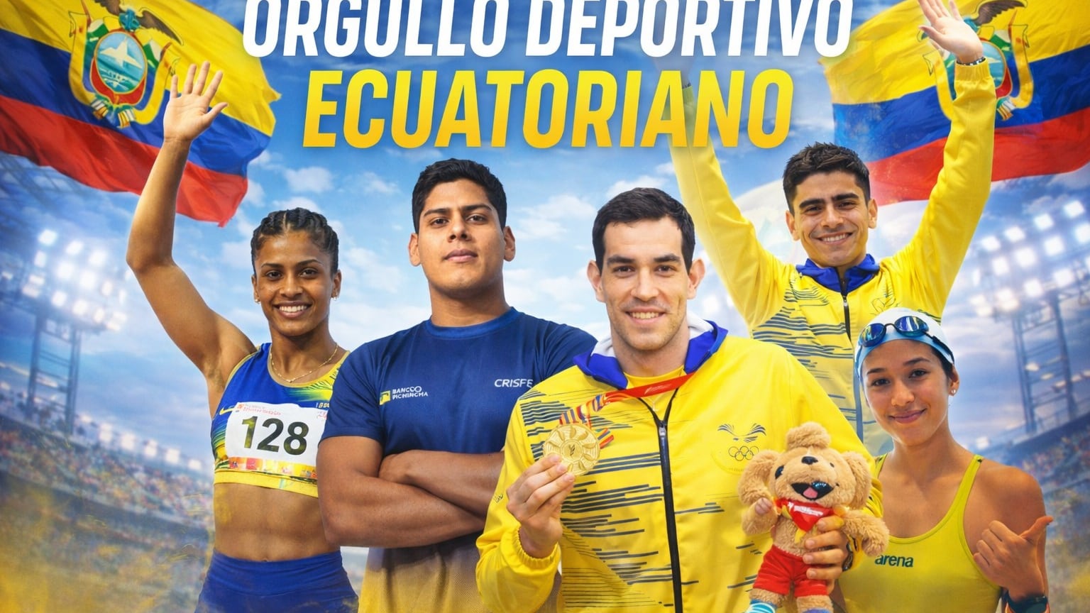 5 atletas del Ecuador que llevan al país a esperar un 2026 exitoso