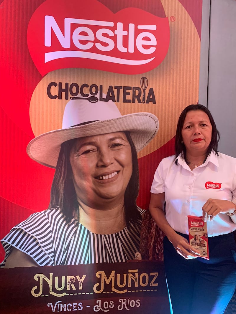 “Nestlé Chocolatería”, un producto que rinde homenaje a los cacaoteros ecuatorianos.