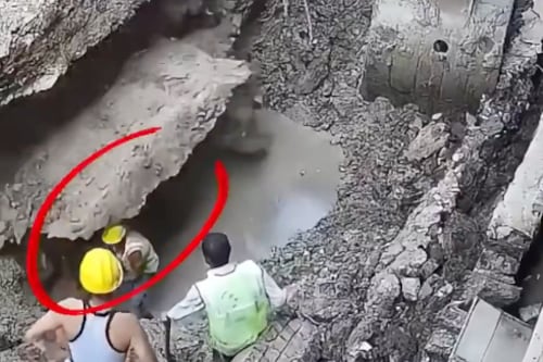 Hombre falleció tras ser sepultado por un desprendimiento de tierra mientras arreglaba una tubería