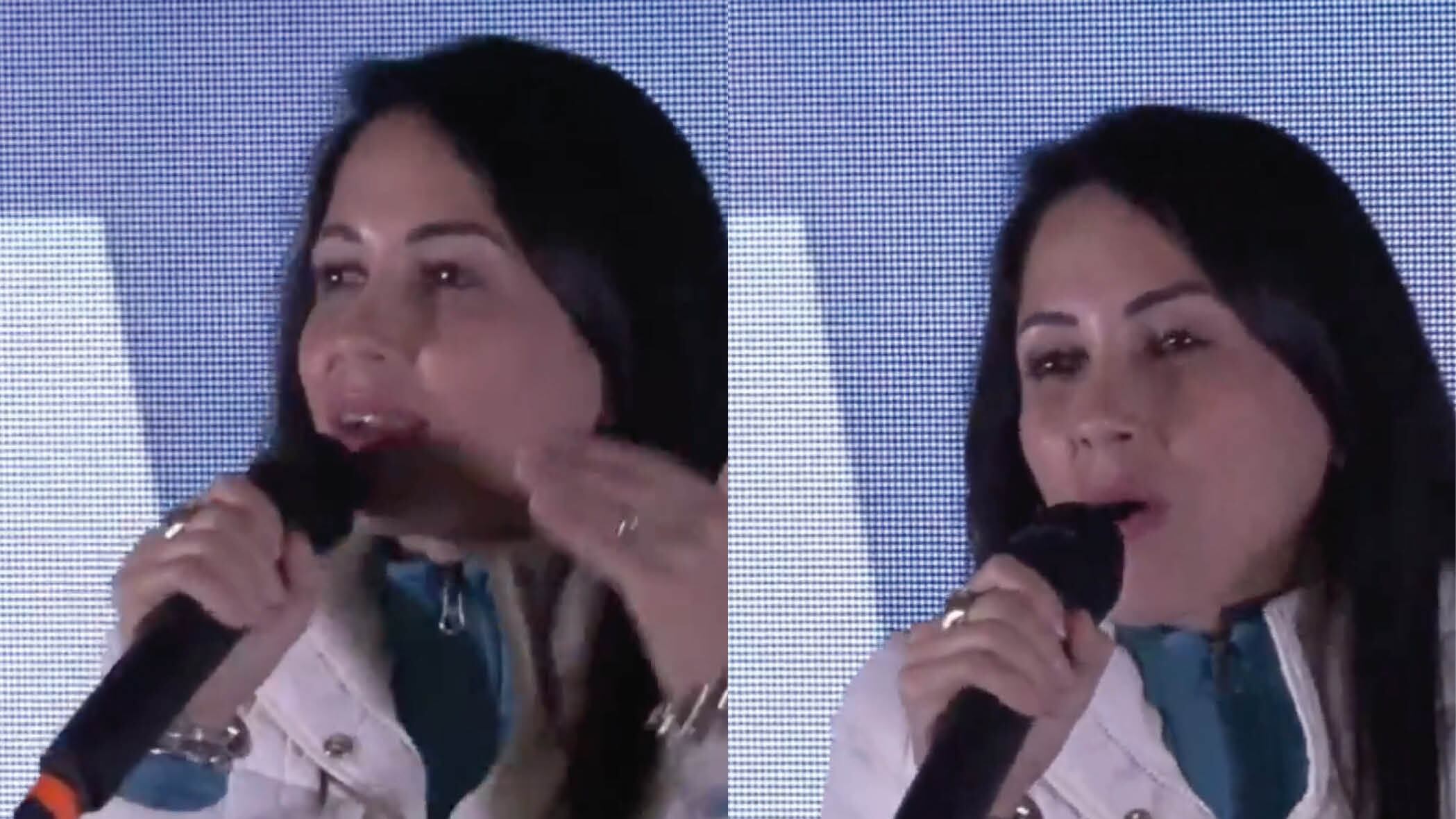 Luisa González brindó sus primeras declaraciones después de haber finalizado la votación de las Elecciones 2023