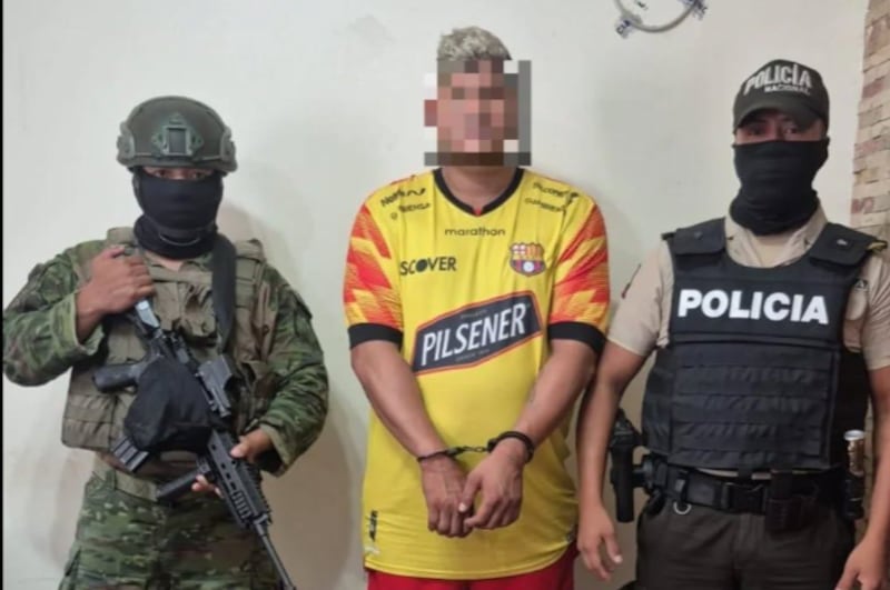 Alias ‘Gato’, capturado en Quevedo, tenía antecedentes por asesinato y narcotráfico.