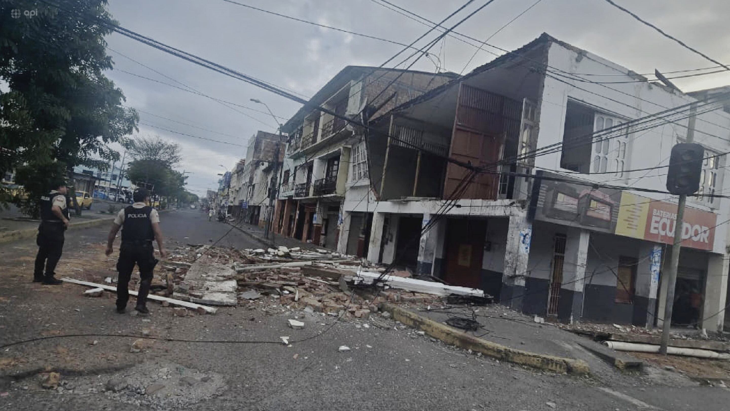 Sismo de 6 grados en Esmeraldas.