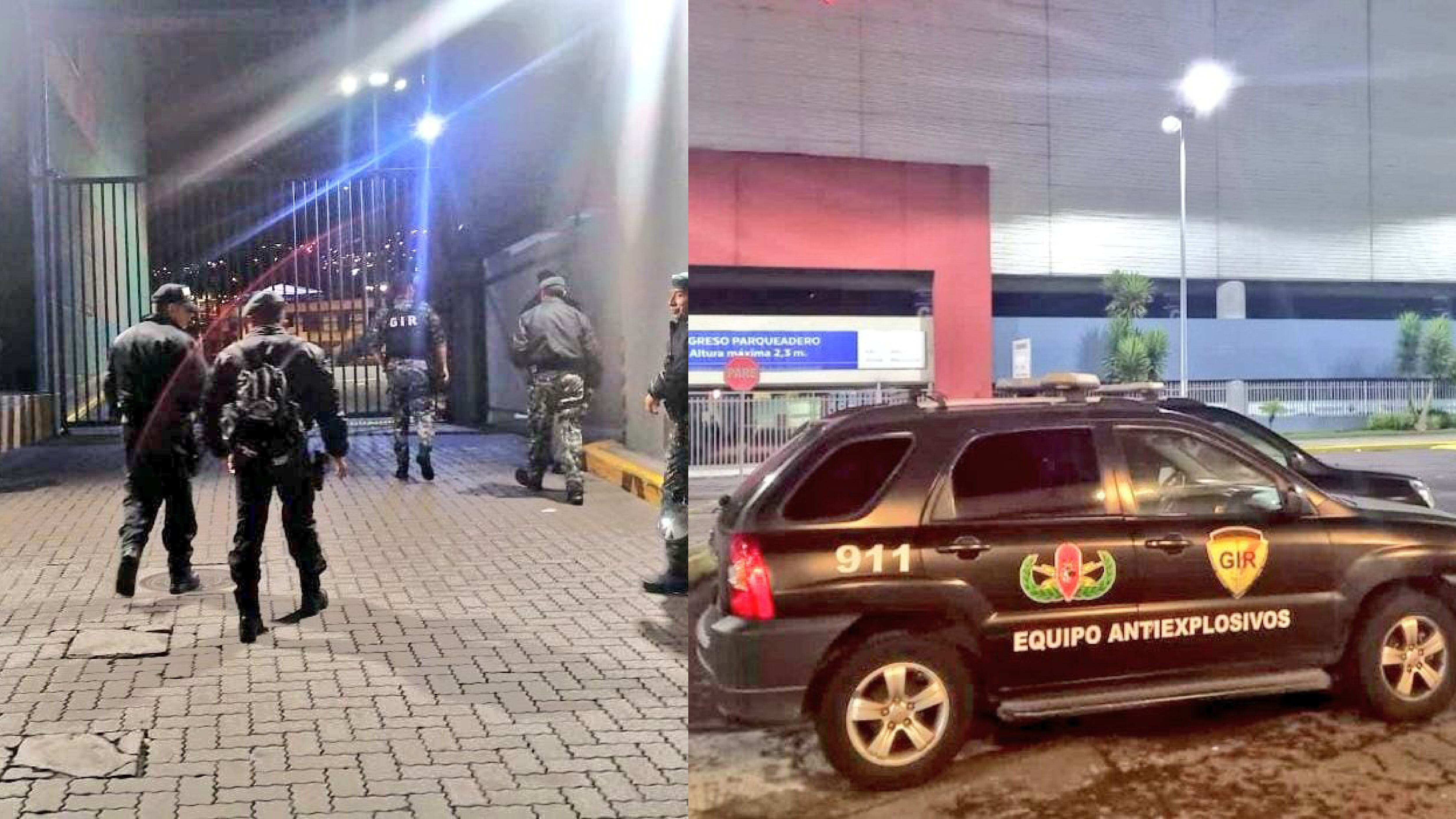 Una falsa llamada provocó el terror en un centro comercial del sur de Quito; Antiexplosivos evacuaron personas y vehículos