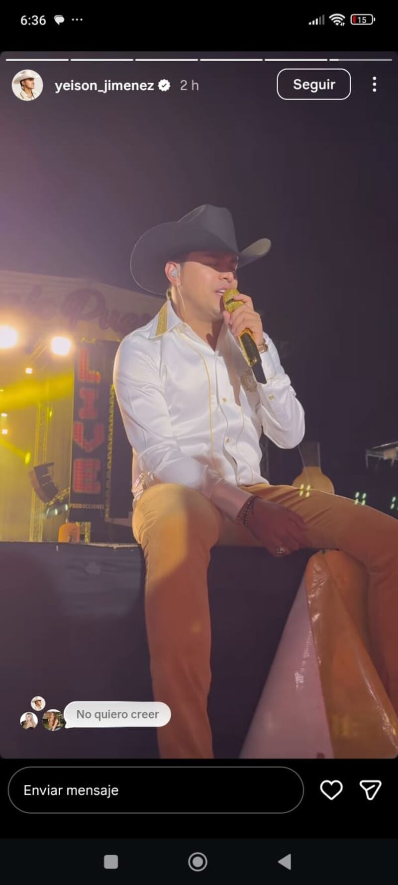 Última publicación de Yeison Jiménez