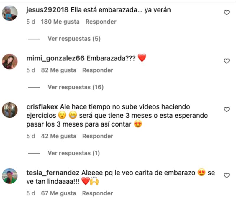 Captura de pantalla de las redes de Alejandra Jaramillo