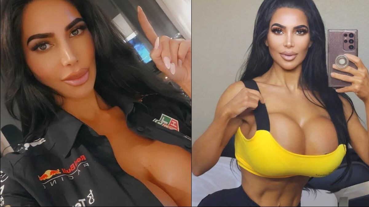 Doble de Kim Kardashian