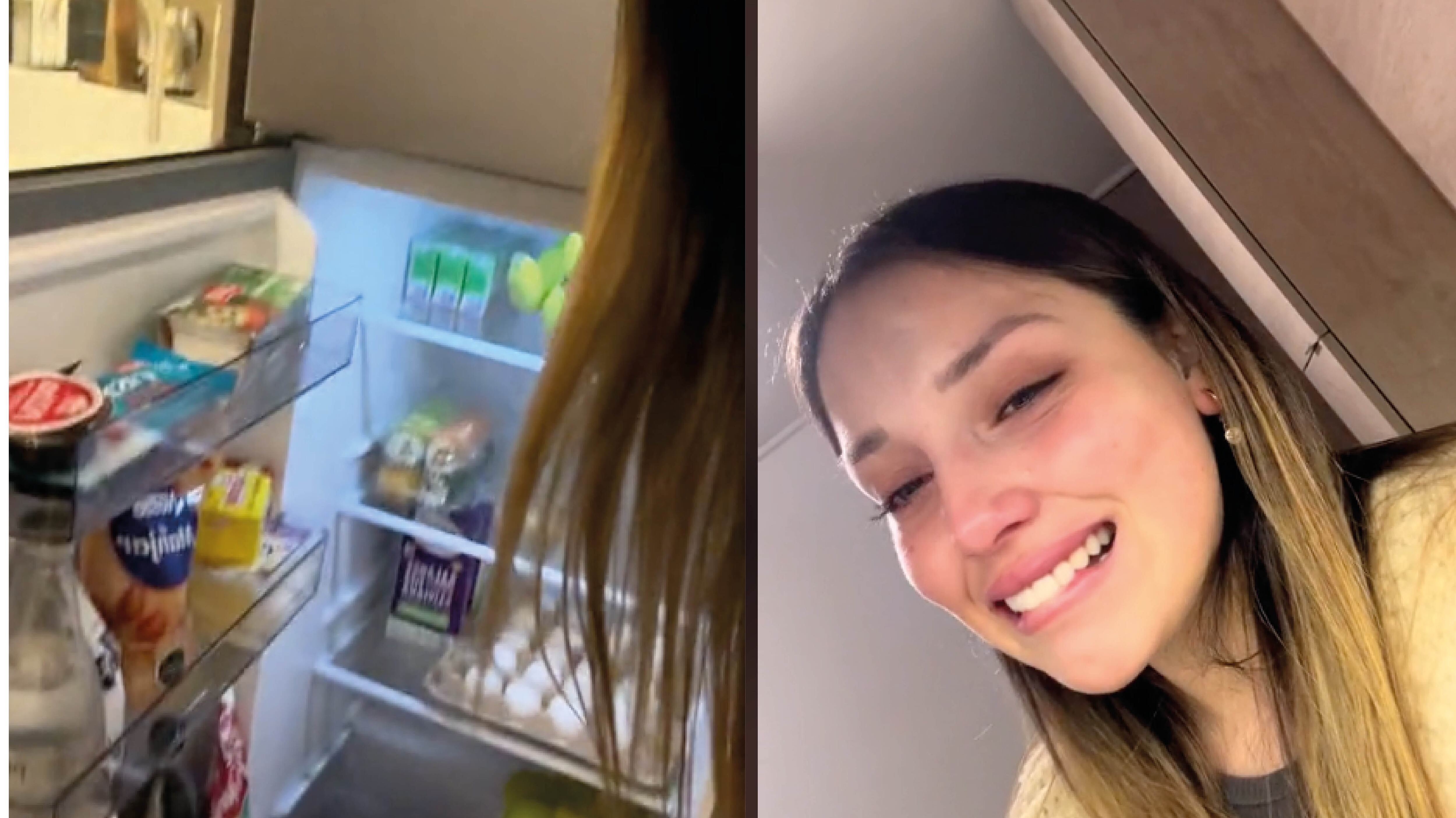 Joven llora por tener su refrigerador lleno, pero en las redes no tuvieron piedad