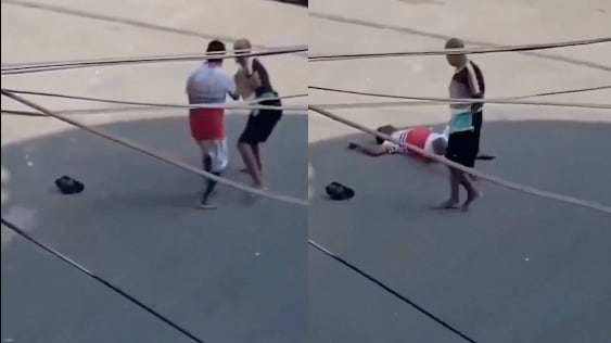 Video viral muestra la sorprendente destreza del vendedor ambulante brasileño.