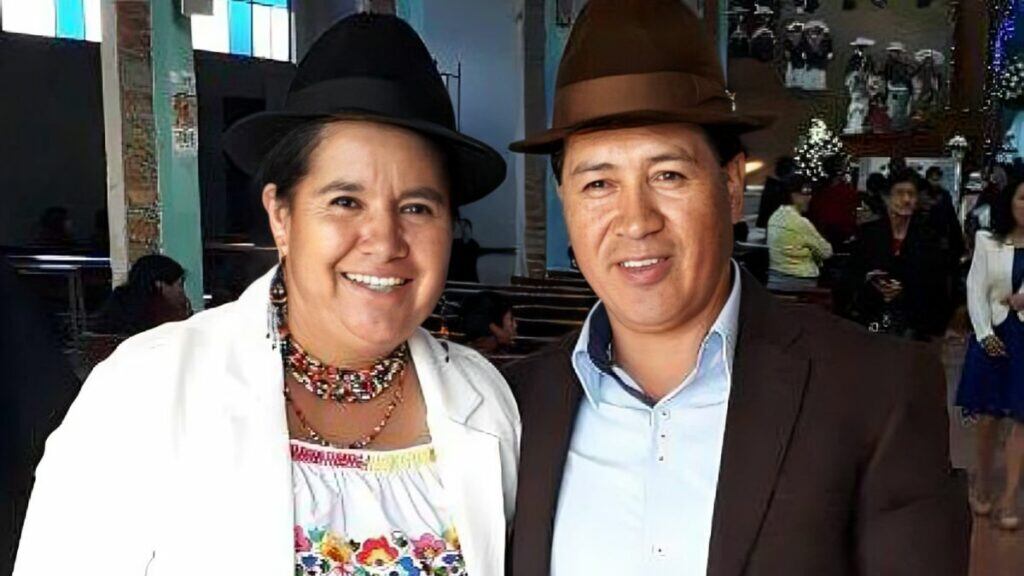 Raúl Ilaquiche y Lourdes Tibán