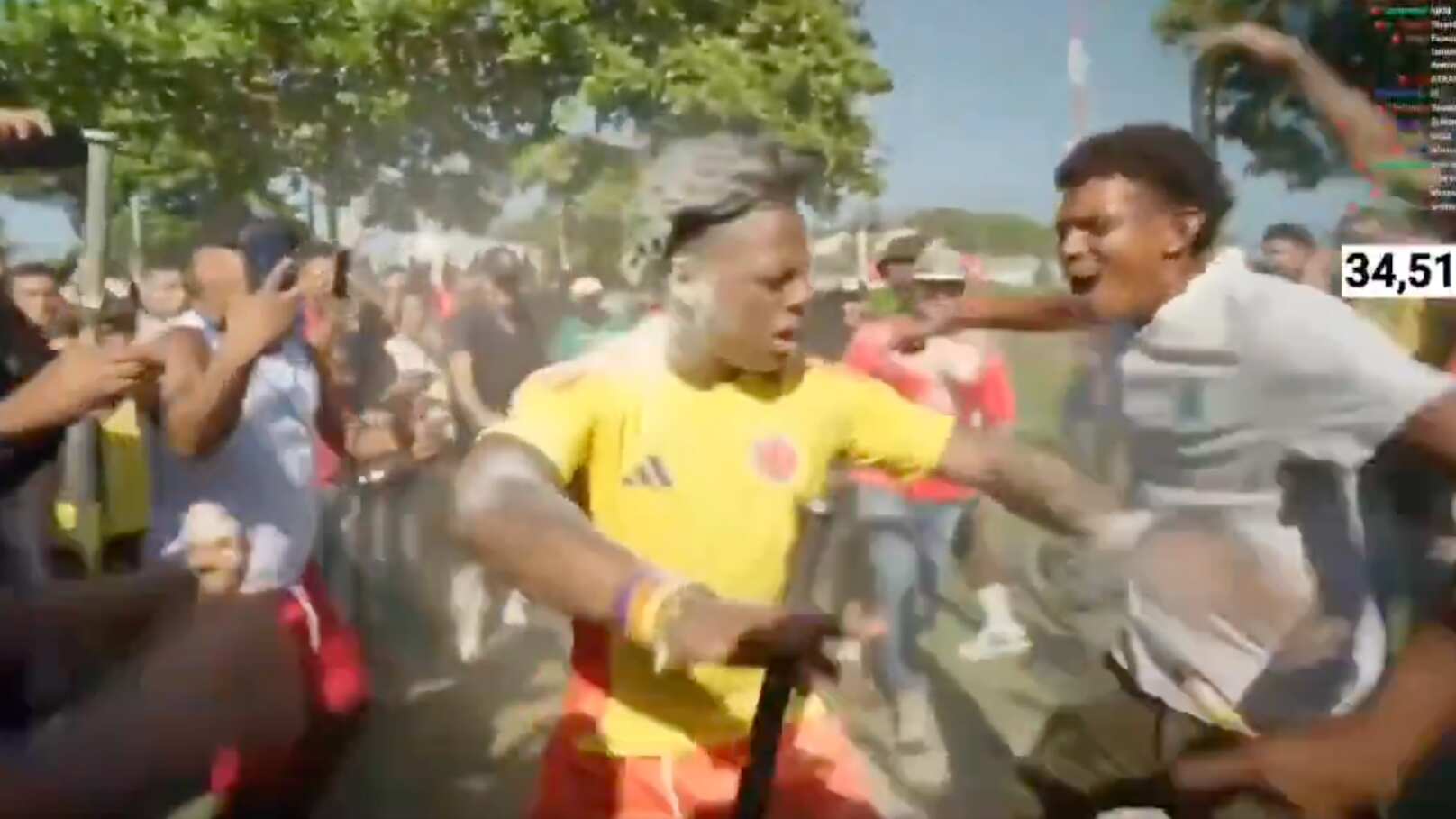 IShowSpeed en Colombia