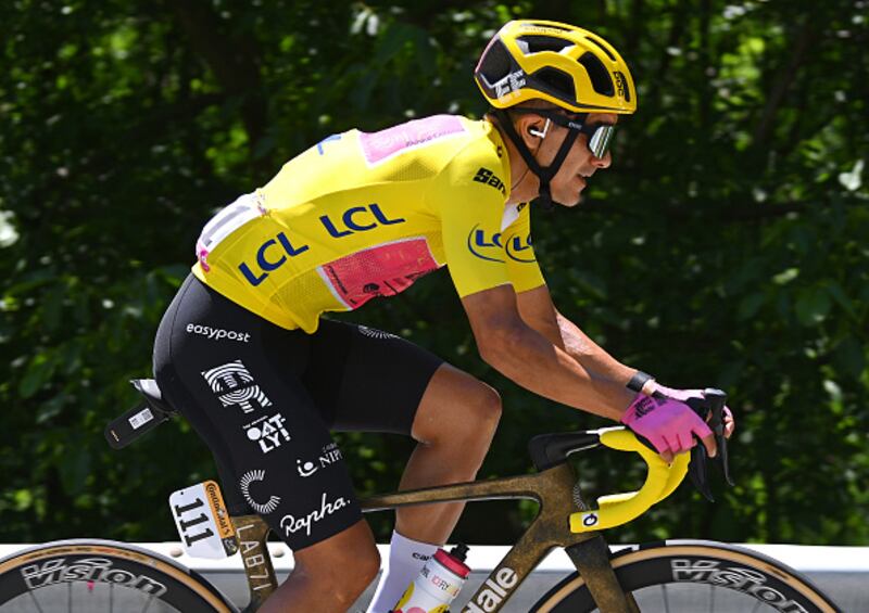 Richard Carapaz se prepara para la Vuelta a España y Mundial de Ciclismo