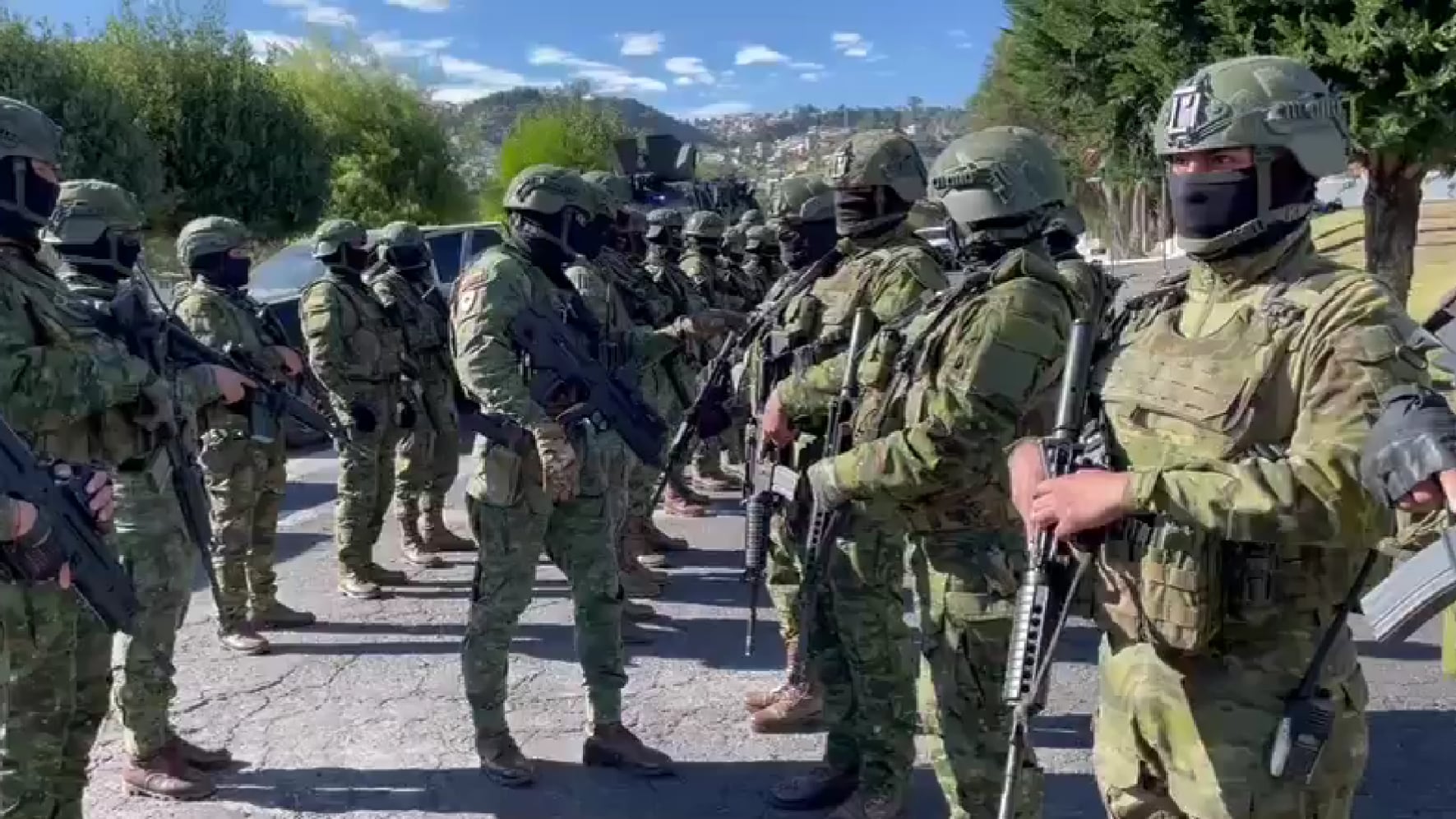 Contingente militar en Quito