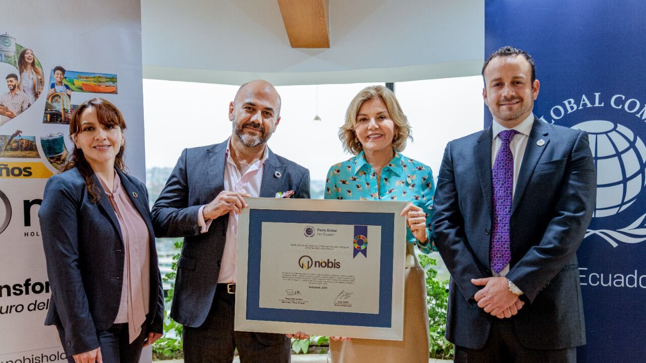 Pacto Global de Naciones Unidas entrega un reconocimiento a Nobis