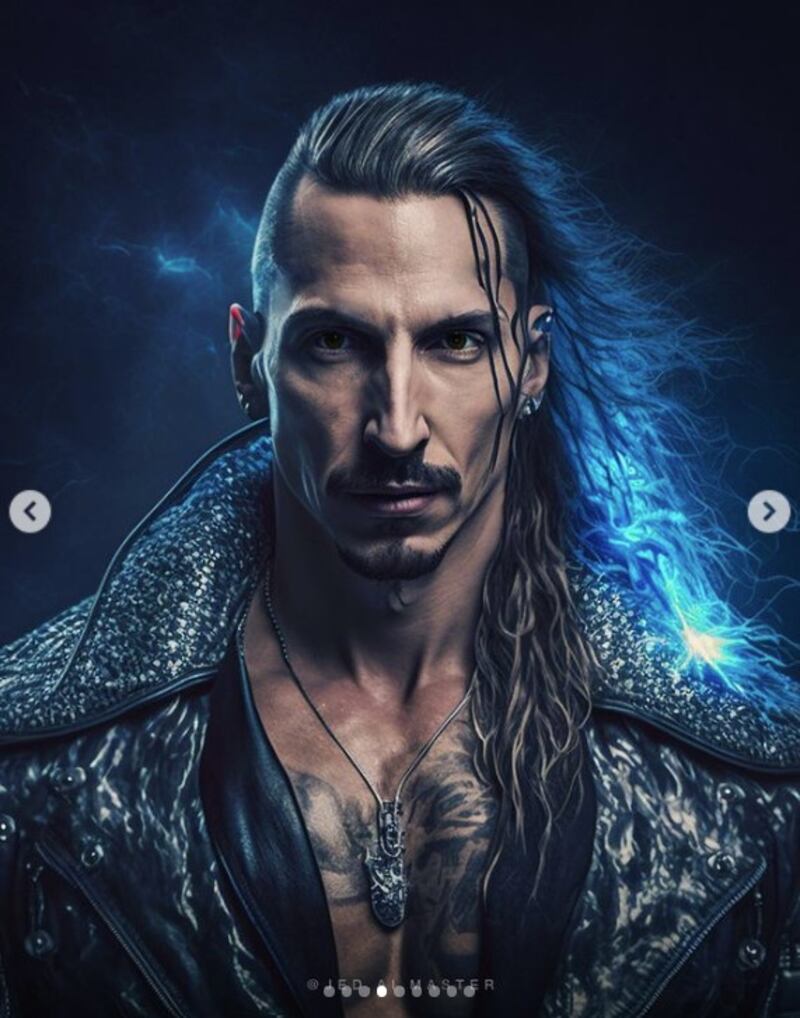 Zlatan Ibrahimovic en su versión rockstar