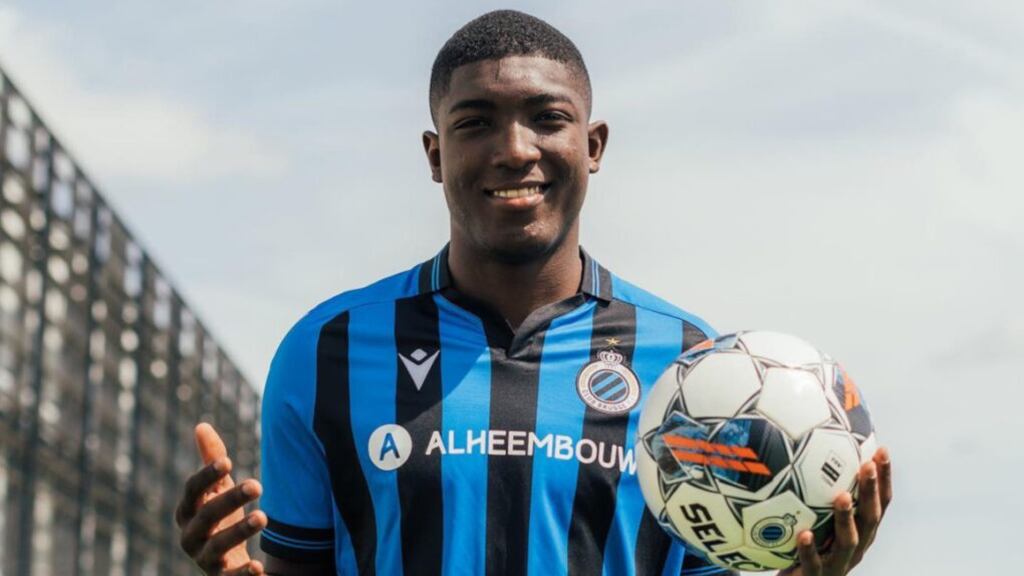 Joel Ordóñez con el Club Brugge de Bélgica
