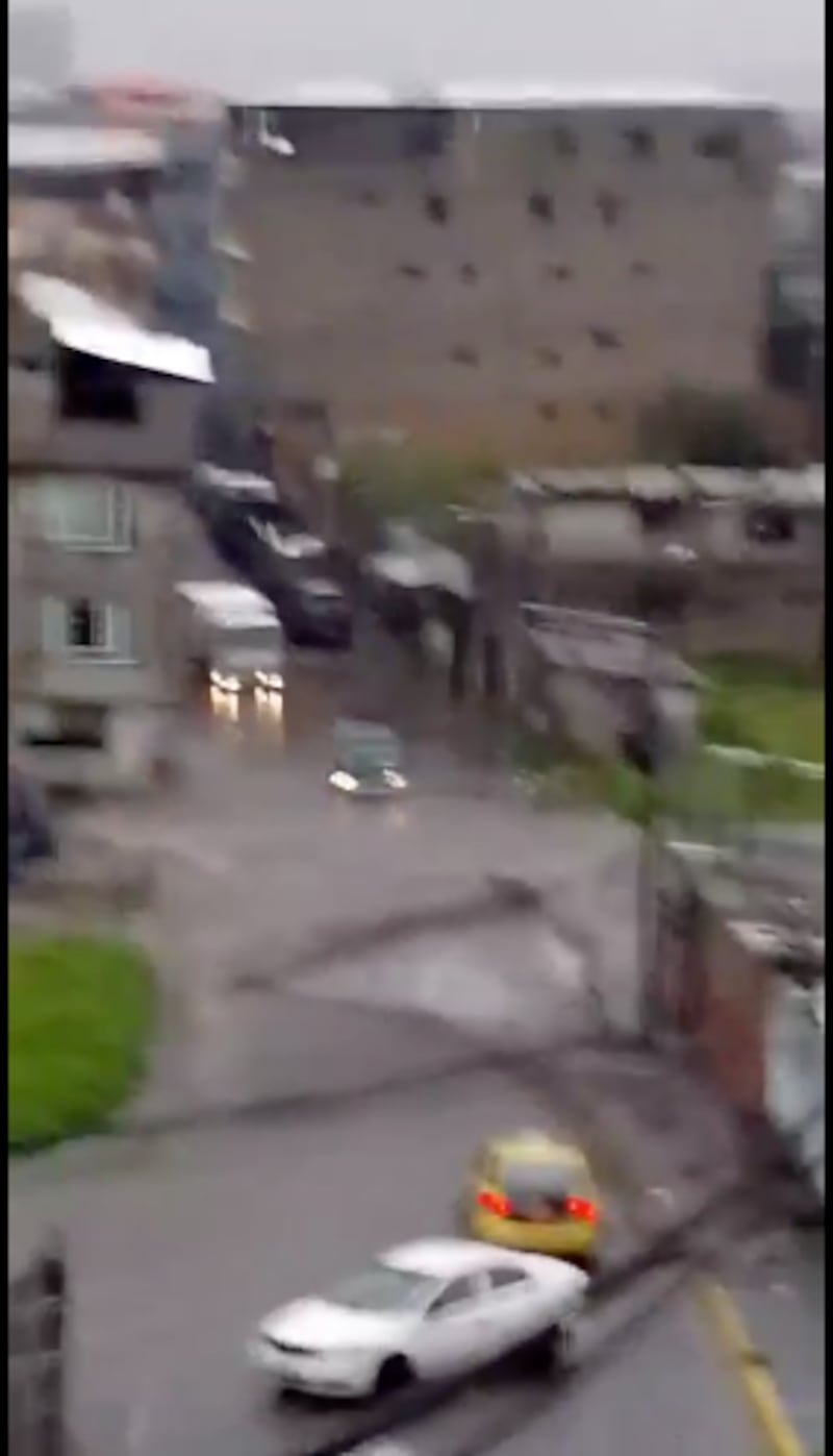 Inundaciones en Quito.