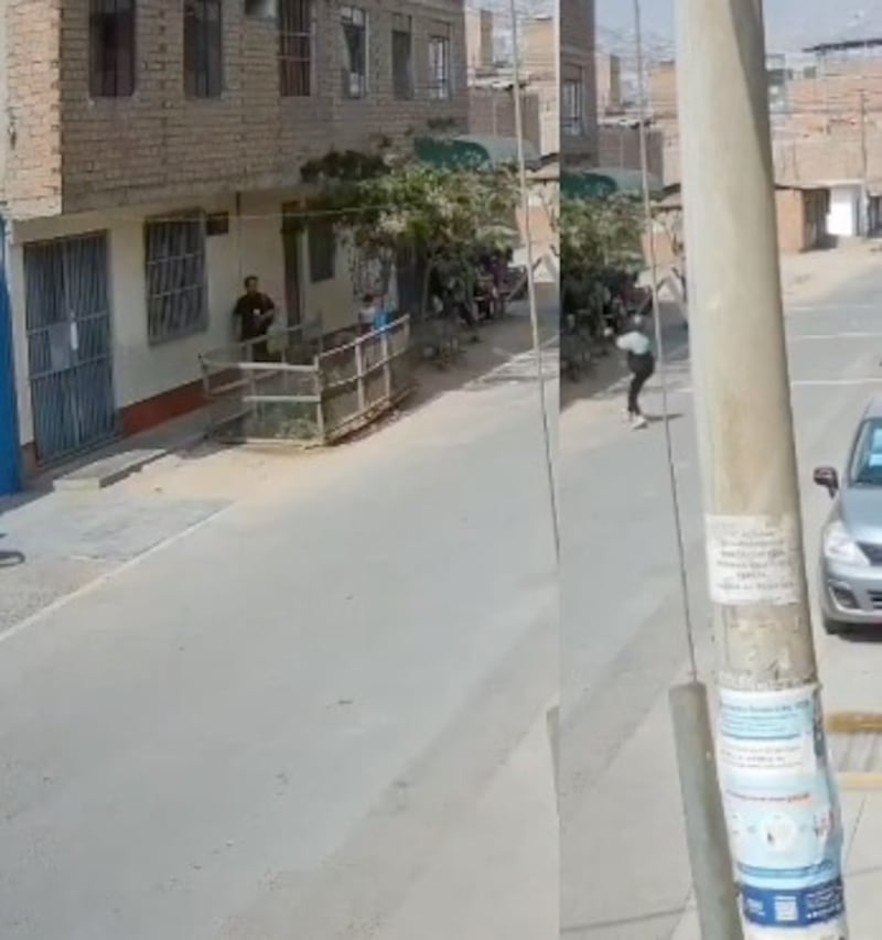Sicario asesinó a un hombre frente a su hija en Lima: cámaras captaron el ataque en Carabayllo.