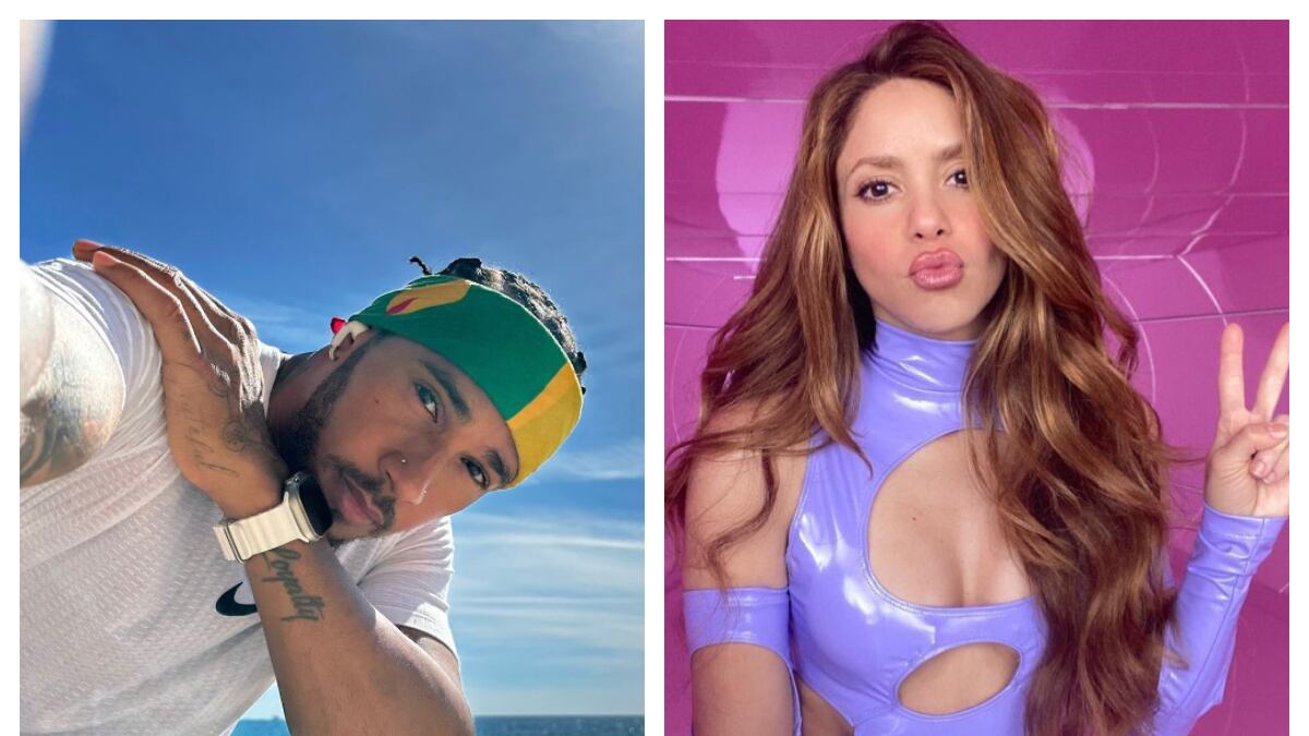 Shakira fue vista paseando en yate con Lewis Hamilton
