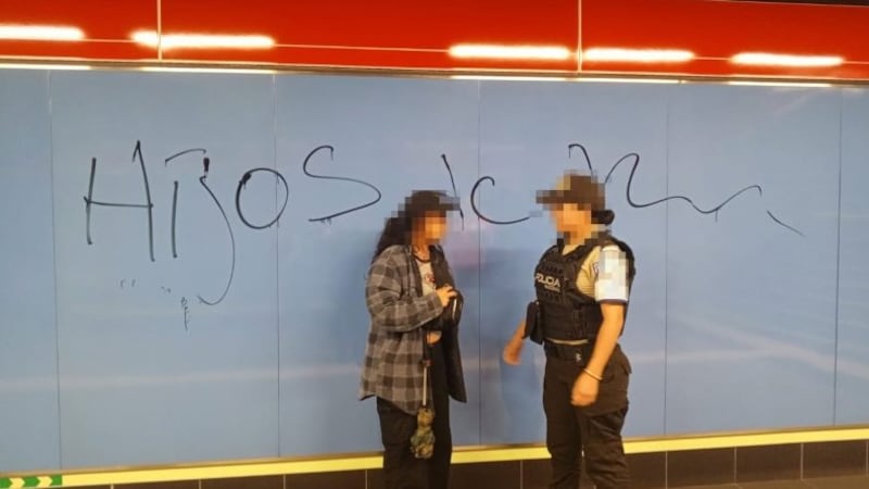 Usuario es sancionado por rayar el Metro de Quito. Quito Informa
