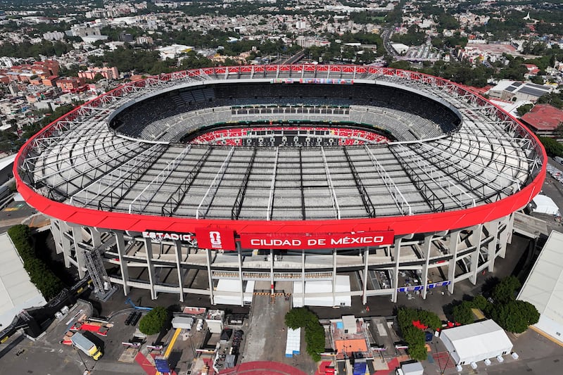 Fotografía aérea que muestra el estadio Ciudad de México/