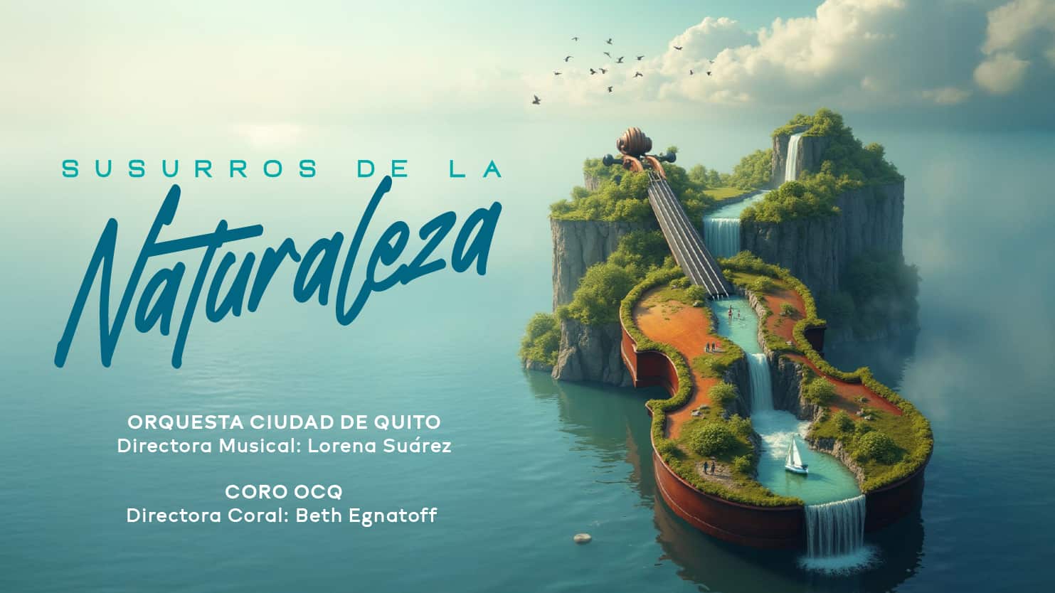 Casa de la Música y la Orquesta Ciudad de Quito presentan “Susurros de la
Naturaleza”