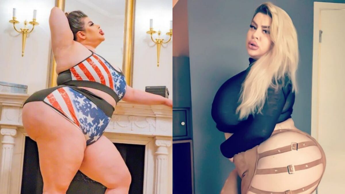La mujer quiere tener el trasero más grande del mundo