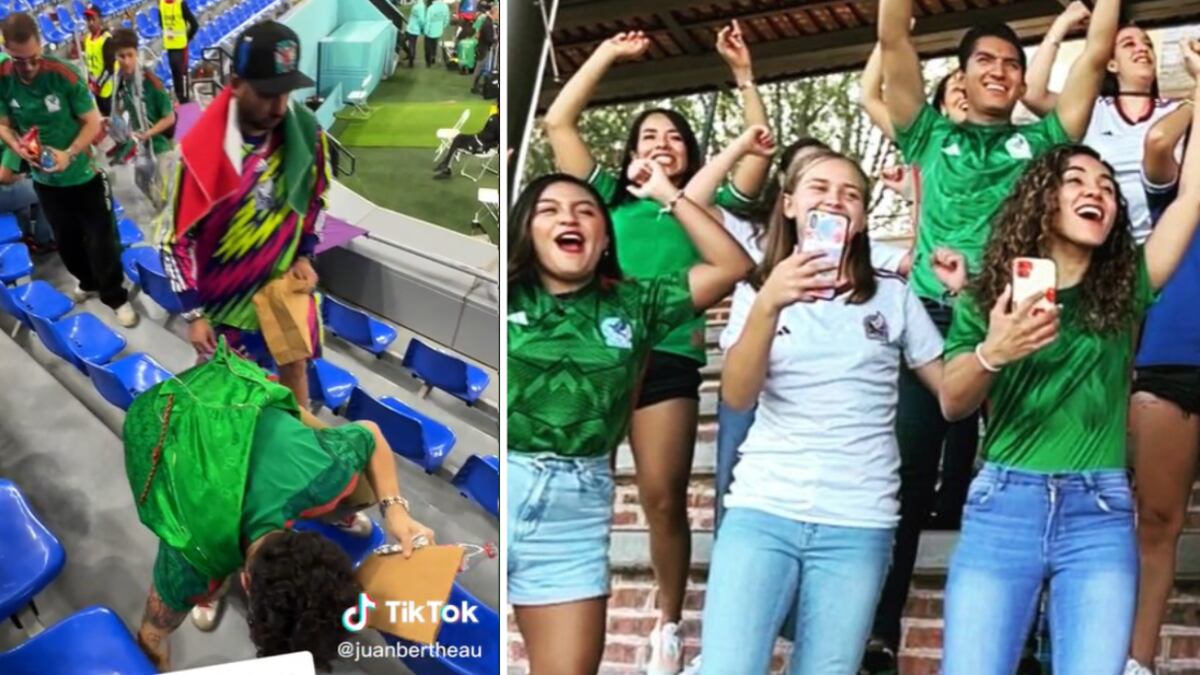 Aficionados mexicanos en el Mundial Qatar 2022