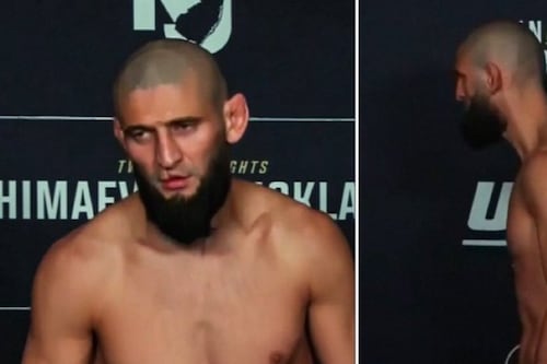 UFC 328: el impactante rostro de Chimaev tras perder 21 kilos para pelear