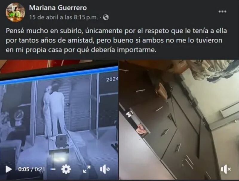 Mujer exhibió supuesta infidelidad de pareja con “su amiga” en su propia casa.