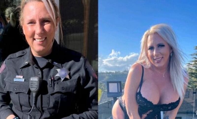 Modelo de OnlyFans que dejó la policía