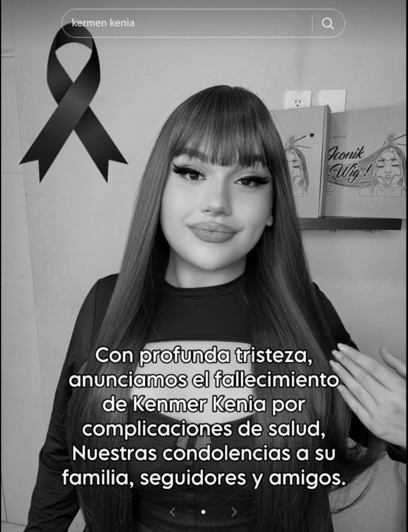 Muere la influencer mexicana, Kenmer Kenia
