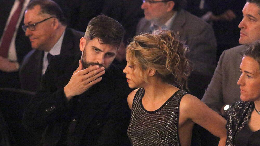 Shakira y Piqué durante un evento en el 2015.