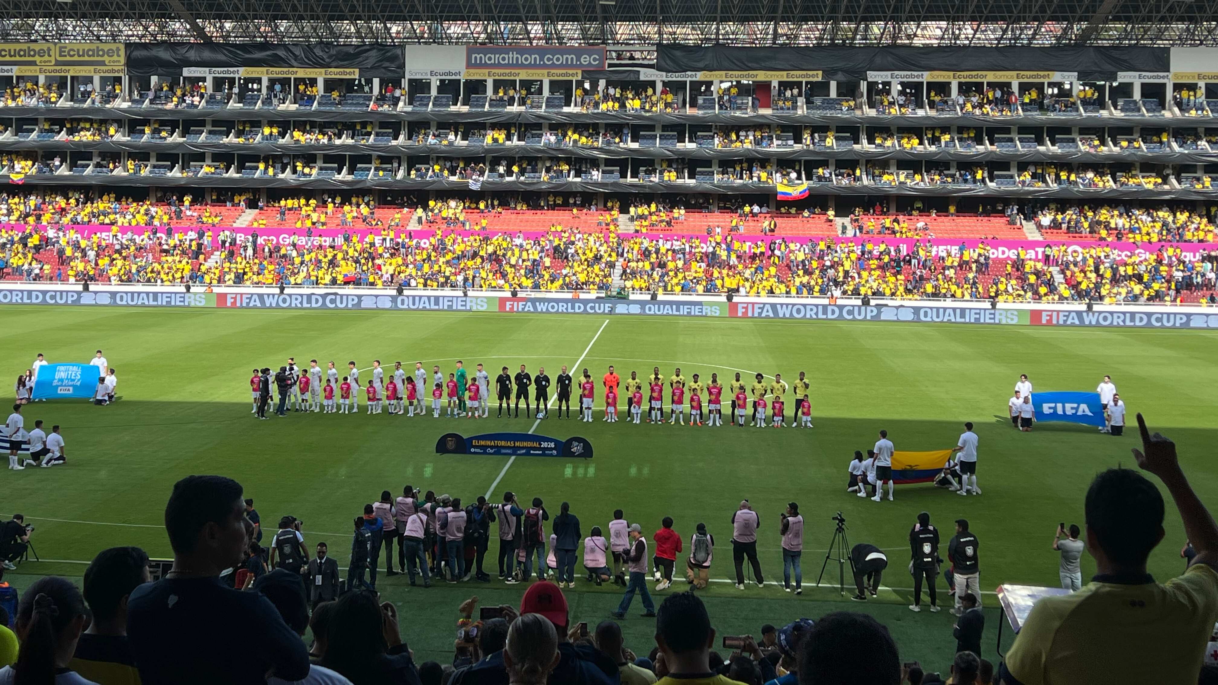Ecuador vs Uruguay en Quito