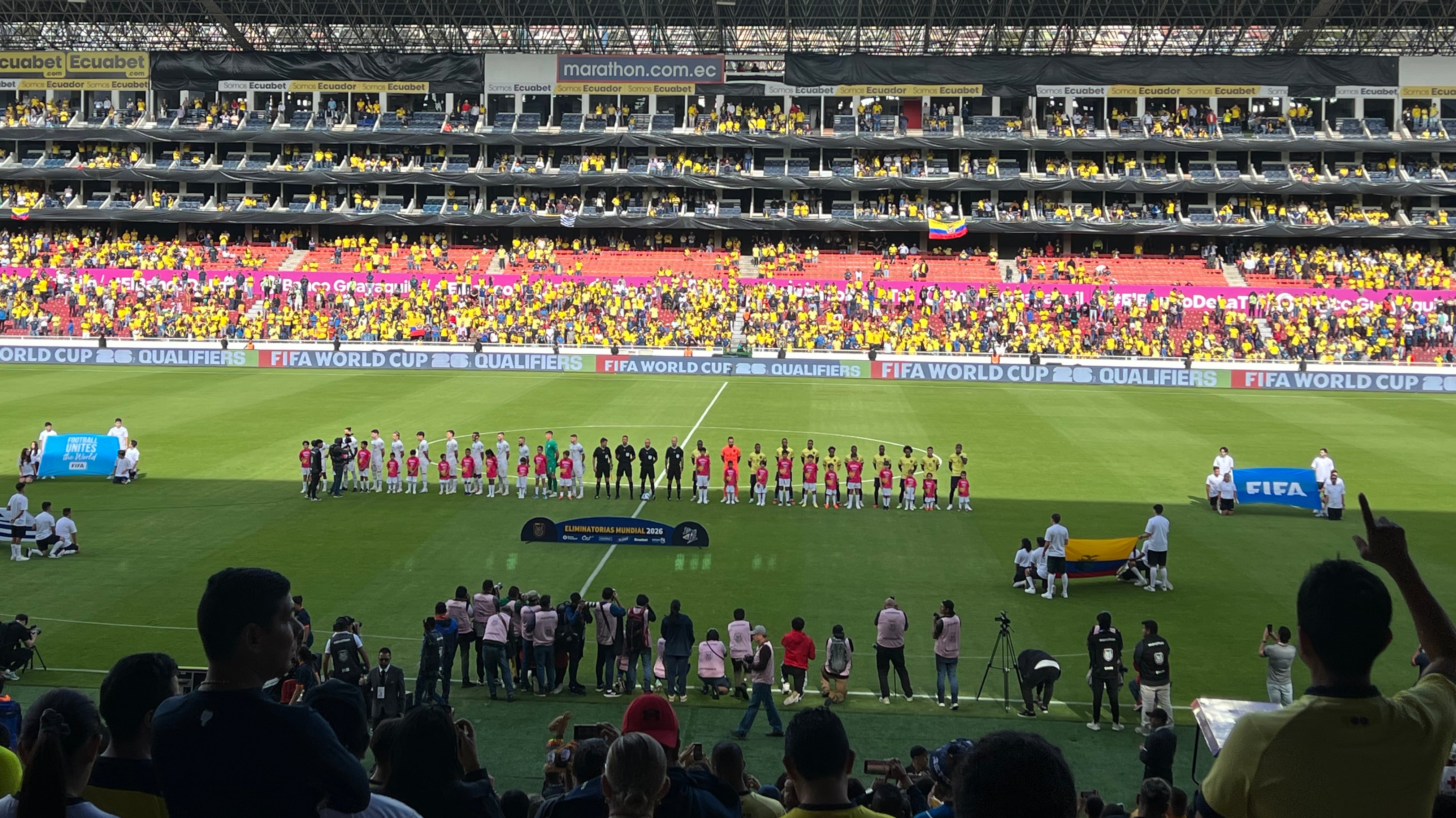 Ecuador vs Uruguay en Quito