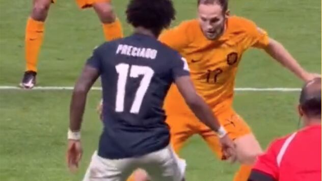 Angelo Preciado habló sobre el 'bailecito' de salsa choke que le hizo a Daley Blind en el partido Ecuador vs Países Bajos