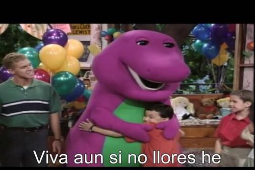El mensaje oculto de la canción de ‘Barney’ cuando se escucha al revés