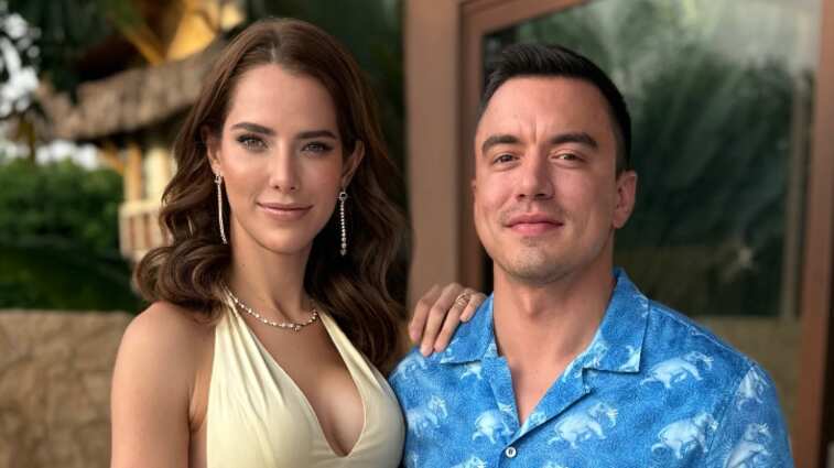 Lavinia Valbonesi y Daniel Noboa.