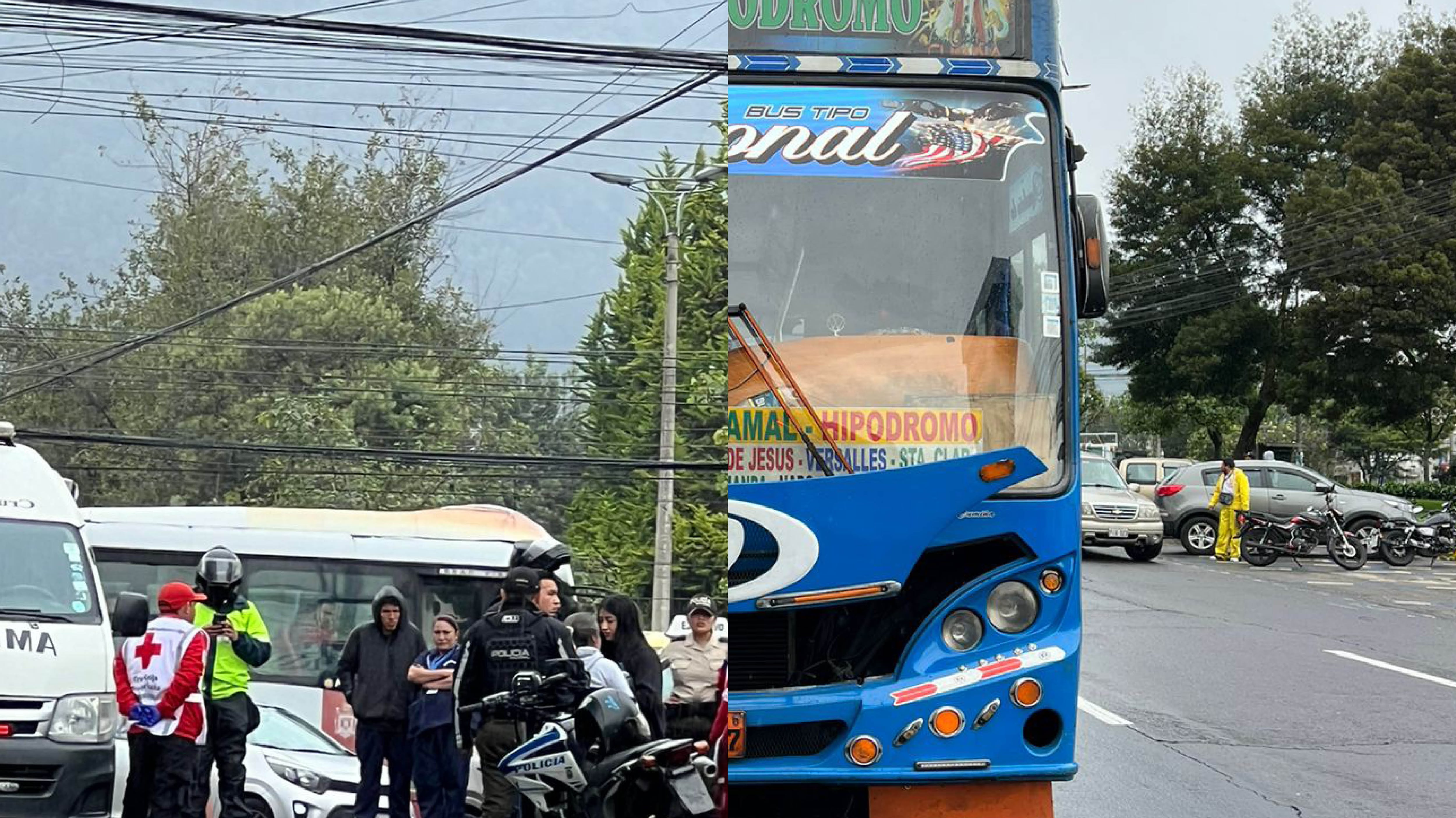 Accidente en la Mariana de Jesús