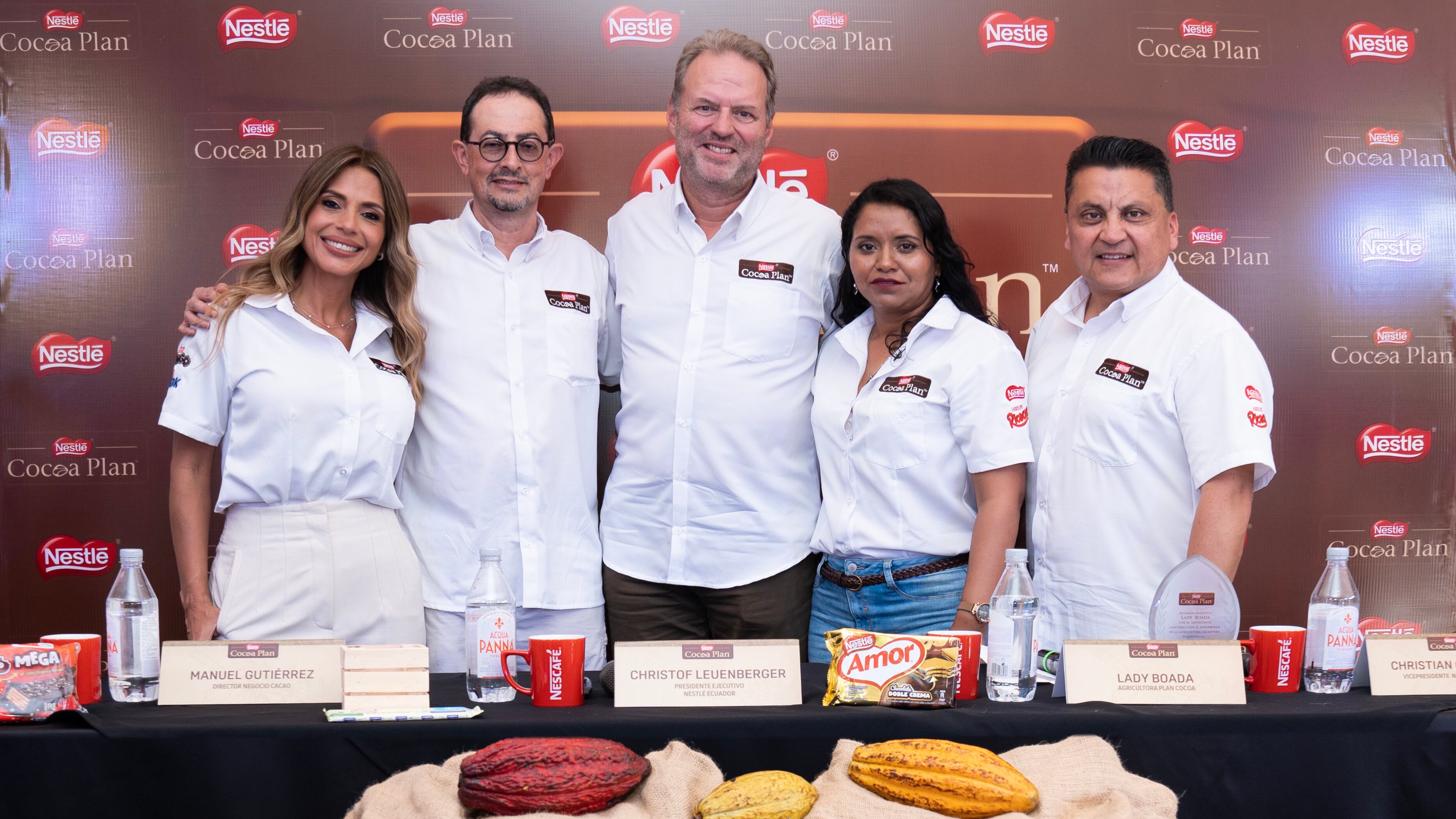 Ejecutivos de Nestlé.