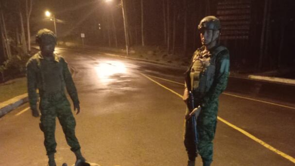 Batallón Militar en Pasaje, provincia de El Oro.