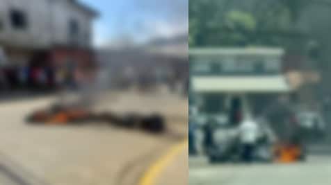 Dos presuntos sicarios fueron retenidos por la ciudadanía y quemados vivos en Manabí