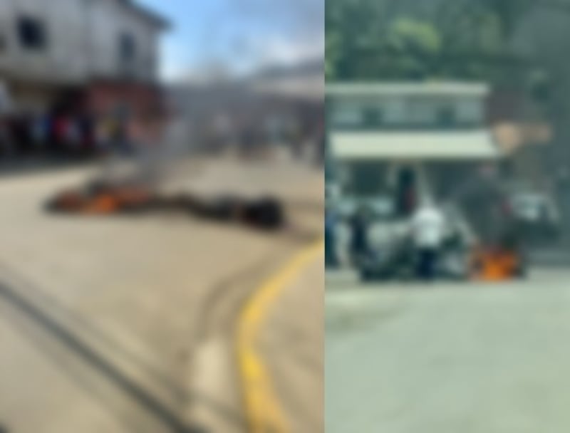 Dos presuntos sicarios fueron retenidos por la ciudadanía y quemados vivos en Manabí