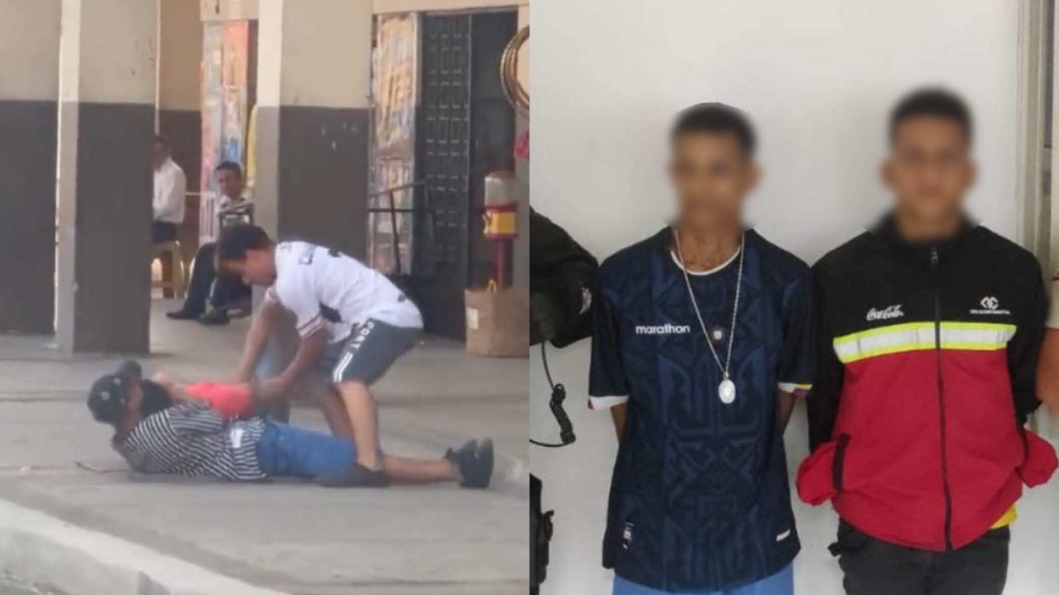 Delincuentes que sometieron a ciudadano con violencia en Guayaquil fueron atrapados.