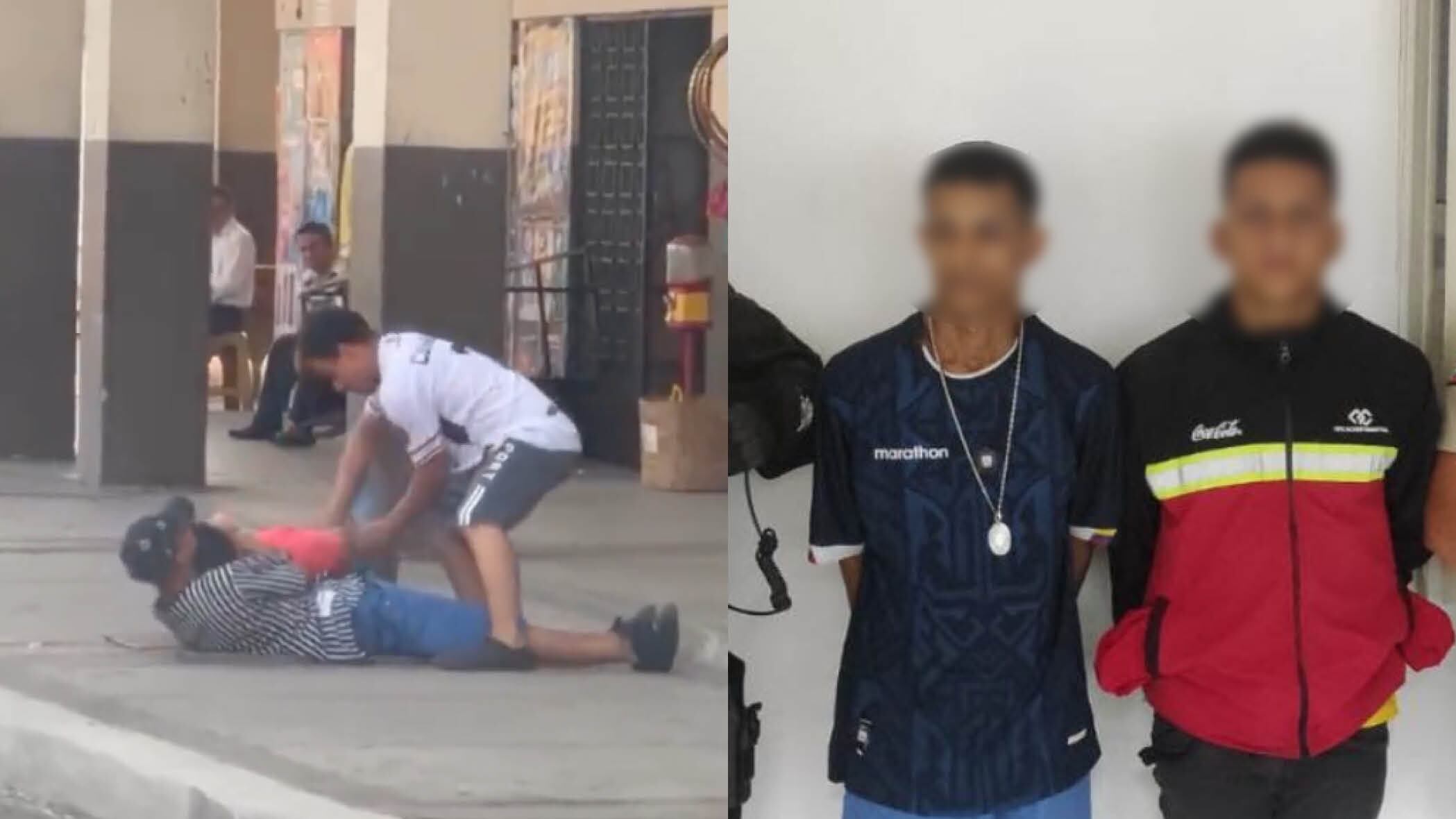 Delincuentes que sometieron a ciudadano con violencia en Guayaquil fueron atrapados.