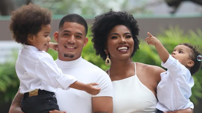 Denisse tiene dos hijos con su esposo Maikol Ochoa