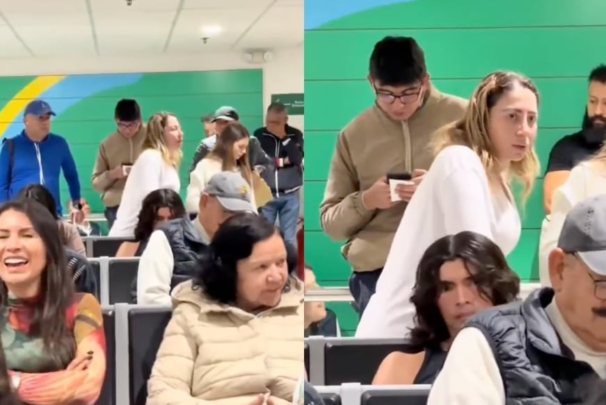 Video: mujer pidió atención preferencial porque estaba “recién operada de una lipo”