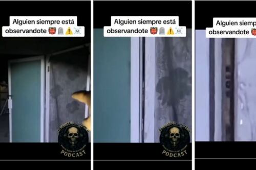 Hombre capta aterrador rostro que lo observaba durante la madrugada