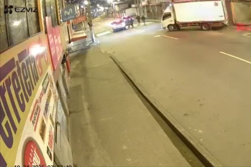 Conductor de camión evadió un intento de asalto en Caupicho, sur de Quito