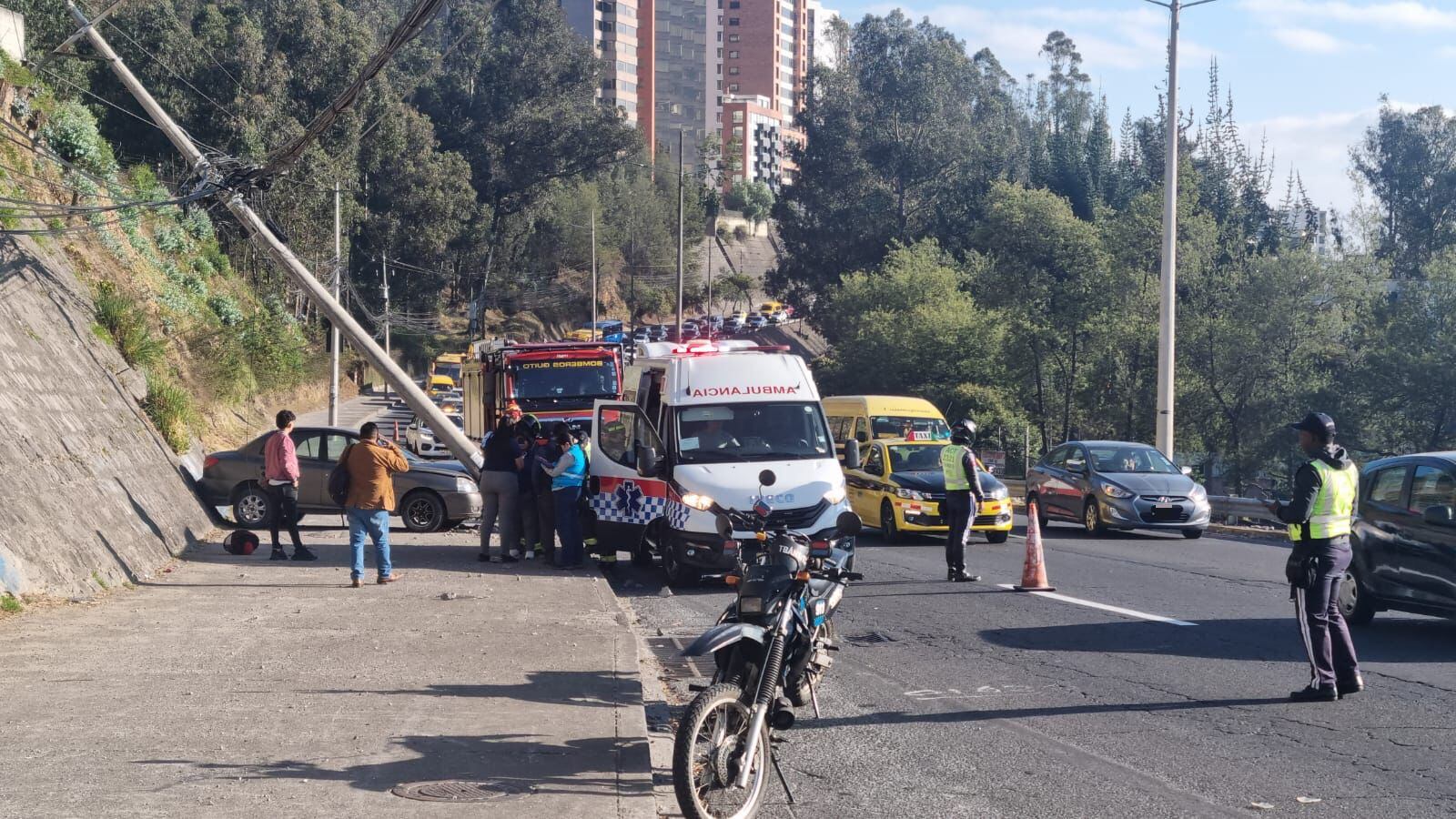 Una personas fallecida deja fatal accidente en el norte de Quito